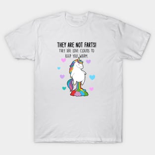 Funny Unicorn Farting Rainbow T-Shirt